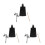 3Sets Adjustable Metal Cowbell Clip Drum Stand Accessory for Kids 4