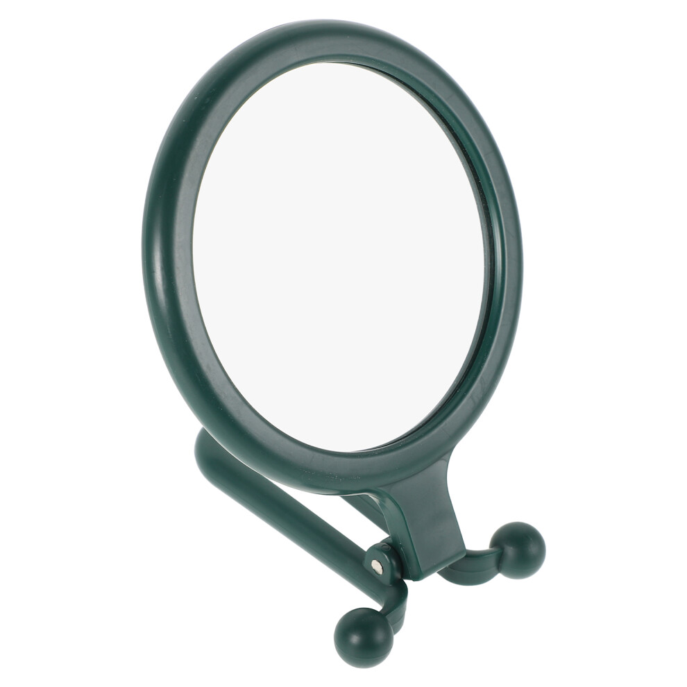 Solustre Dark/Green 4Pcs Double-Sided Folding Makeup Mirror Portable Compact