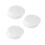 3Pcs White Oval Foam Cake Dummies for Fondant Decorating Practice 6