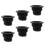 12Pcs Black Silicone Bathroom Hose Plug with Advanced Leak Prevention 1