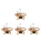 4Pièces Puzzle 3D Bois DIY Educatif 6