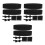 18St Formele Zwarte Cummerbund Set Met Strik En 9