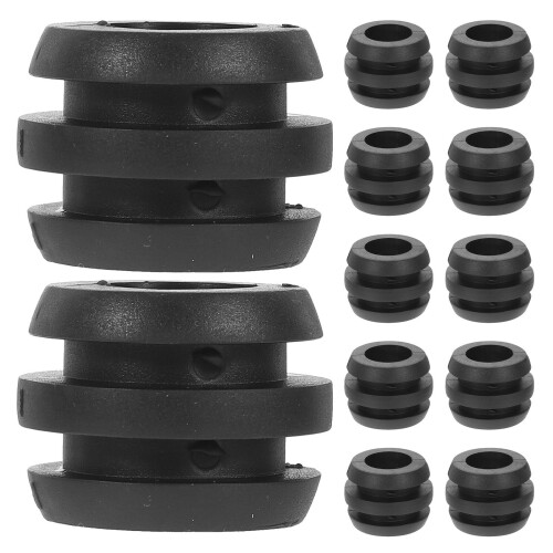 48Pcs Universal Rubber Washer Pads for Foosball Table Durable Black