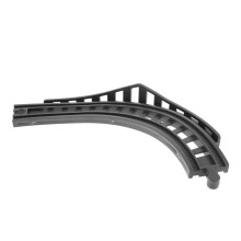 2Pcs Grey Plastic Train Track Expansion Bridge Supports for Kids Play