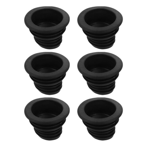 12Pcs Black Silicone Bathroom Hose Plug with Advanced Leak Prevention 2