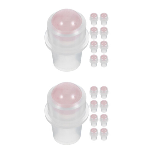 18Pcs Jade Roll on Bottle Replacement Tops for Essential Oil Rollers 2