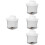 4Pcs Professional Beekeeper Hat with Wide Brim and Foldable White Net 7