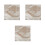 3Pcs Beige Fireproof Mat for Camping Grill Fire Pit Heat Resistant Pad 10