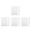 20Pcs Breathable Water Soluble Embroidery Stabilizer Nonwoven Sheets 6