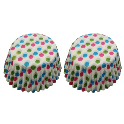 200Pcs Multi Paper Cupcake Wrappers Oil-Proof Non-Stick Baking Liners 1