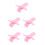 5Pièces Main Rose Portable Salle De Plastique 7