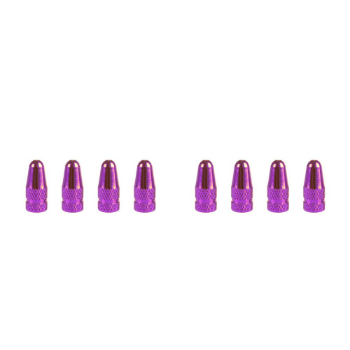 8Pièces Bouchons De Pneu Violet Aluminium Résistant 2