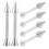 30Pcs Silver Aluminum Cake Icing Tools Set for Baking and Decorating 1
