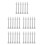 30Pcs Silver Aluminum Cake Icing Tools Set for Baking and Decorating 8