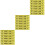 Yellow PVC Throw Game Floor Marker for Party Use 7