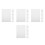 20Pcs Breathable Water Soluble Embroidery Stabilizer Nonwoven Sheets 10