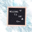 2Pcs Felt Letter Board Black DIY Message Board with Wood Frame 4