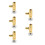 5Pcs Compact Self-Sealing Refrigerant Can Tap Valve for Home Use 5