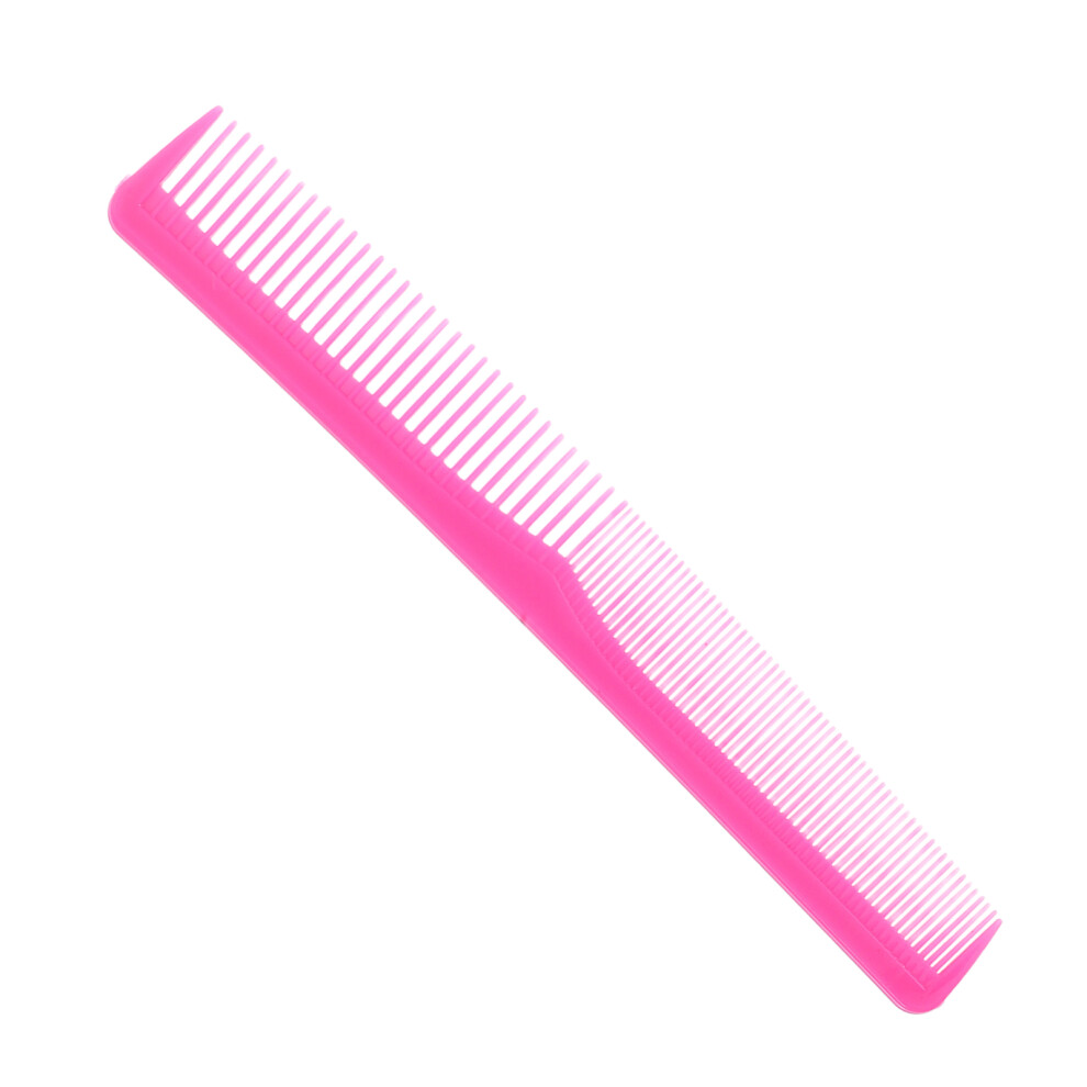 Aboofan 2Pcs Hair Comb Set Pink Plastic Fine And Coarse Teeth Salon Tools