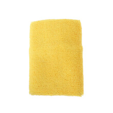 Yellow Cotton Sports Wrist Sweatbands for Tennis Basketball Yoga