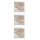 3Pcs Beige Fireproof Mat for Camping Grill Fire Pit Heat Resistant Pad 4