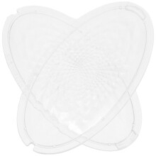 2Pairs Clear ABS Range Hood Light Lens Covers Kitchen Hood Accessories