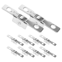 40Pcs Iron Sliding Roller Pulley Silver for Home Furniture Doors