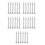 30Pcs Silver Aluminum Cake Icing Tools Set for Baking and Decorating 5