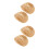 4Pcs Tiny Light Brown Hats Mini Doll Western Decoration 8