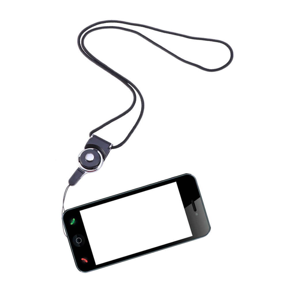 3Pcs Phone Shell Rope Detachable Nylon Case Lanyard For Hanging Black 3632862281227