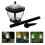 2Pcs Solar Stigma Light Outdoor Waterproof Post Cap Lamp White Light 9