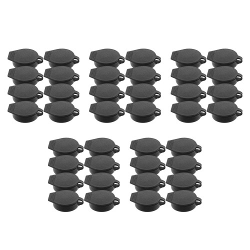 40Pièces Couvercles Serrure ABS Noir Imperméables Pour Boîte Élec 1