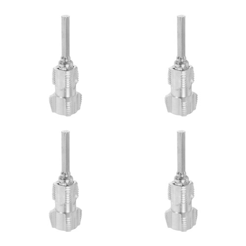 4Pcs Versatile Garden Pipe Threader Tool Kit Aluminum Silver 2
