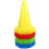 48Pcs Plastic Agility Cones Assorted Colors Soccer Training Cones 1
