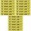 Yellow PVC Throw Game Floor Marker for Party Use 6