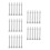30Pcs Silver Aluminum Cake Icing Tools Set for Baking and Decorating 10
