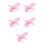 5Pièces Main Rose Portable Salle De Plastique 4