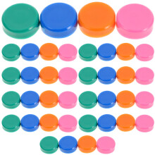 160Pcs Colored Magnetic Tape for Whiteboard Multi Use Kitchen