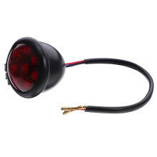 3Pcs Metal Motorcycle Tail Light Retro Bike Brake Rear