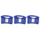 3Pcs Adjustable Hard Hat Sunshade Visor Neck Cover Blue Lightweight 6