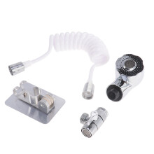 2Sets Sink Shower Extender Flexible Hose Faucet Head Assorted Colors