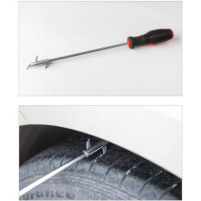 2Pcs Car Tire Stone Remover Hooks Multi-Directional Design Easy Grip