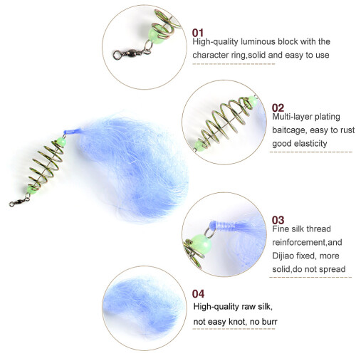 20Pcs Premium White Replacement Fishing Mesh Net for Safe Use 1