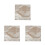 3Pcs Beige Fireproof Mat for Camping Grill Fire Pit Heat Resistant Pad 6