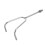 2Pcs Poultry Catcher Hook Stainless Steel Silver Animal Catching Tool 2