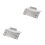 2Pcs Tile Chamfering Tool Stainless Steel Silver Angle Cutting Helper 9