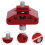 3Pcs Universal Aluminum Bike Seatpost Clamp Quick Release Saddle Mount 9