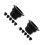12Pcs Black Silicone Bathroom Hose Plug with Advanced Leak Prevention 7