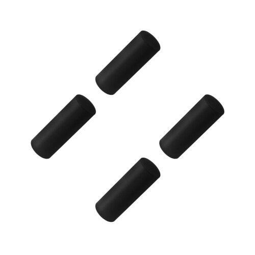 4Pcs Black Plastic Mouthpiece Cap Protectors for Brass Instruments 2