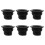 12Pcs Black Silicone Bathroom Hose Plug with Advanced Leak Prevention 2